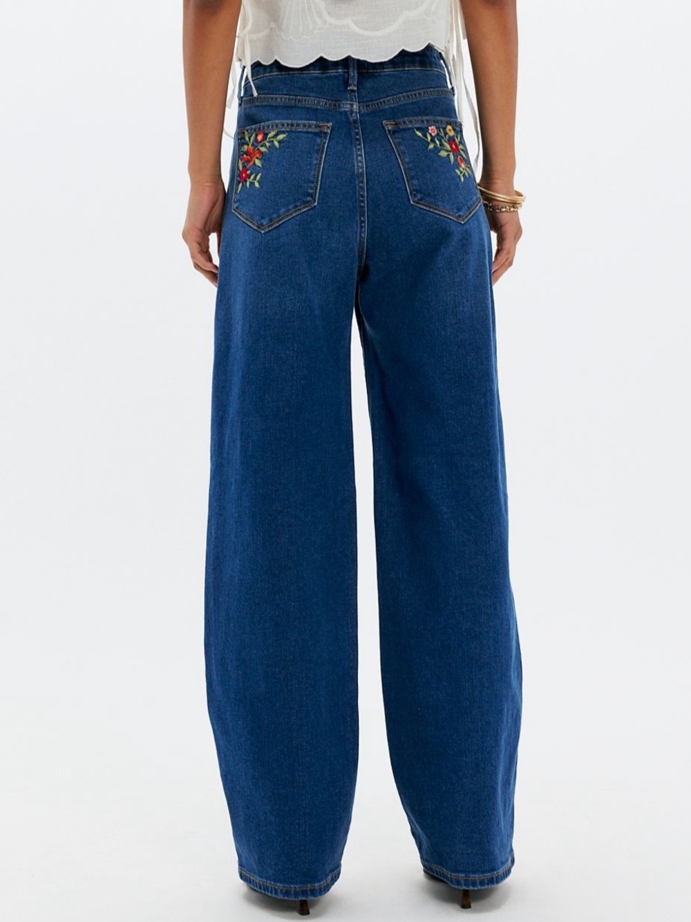 Free People Driftwood Penelope Wide-Leg Jeans - Picture 4 of 4